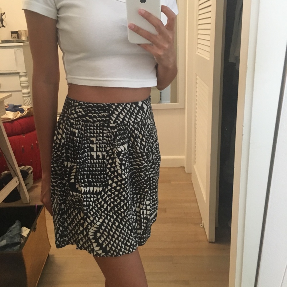 High Waist Short Skirt